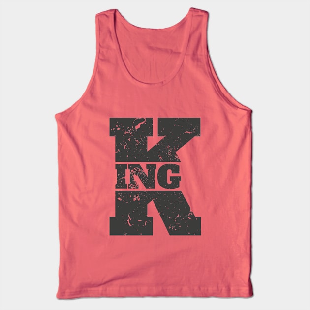 KING | King Design for Couples Matching Tank Top by Keetano